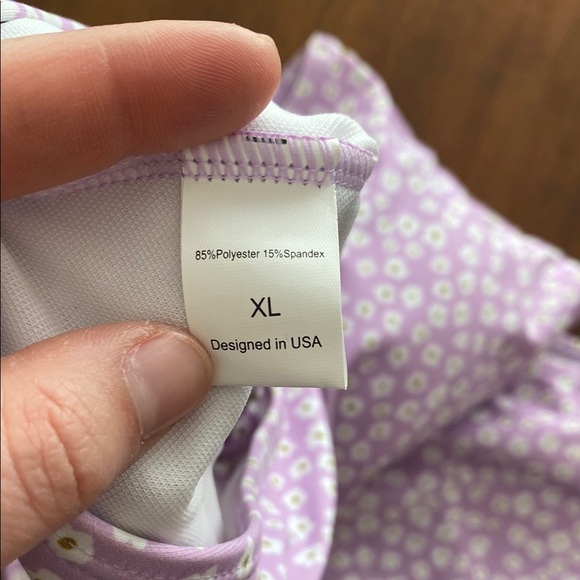 lavender floral bikini set - Picture 9 of 10